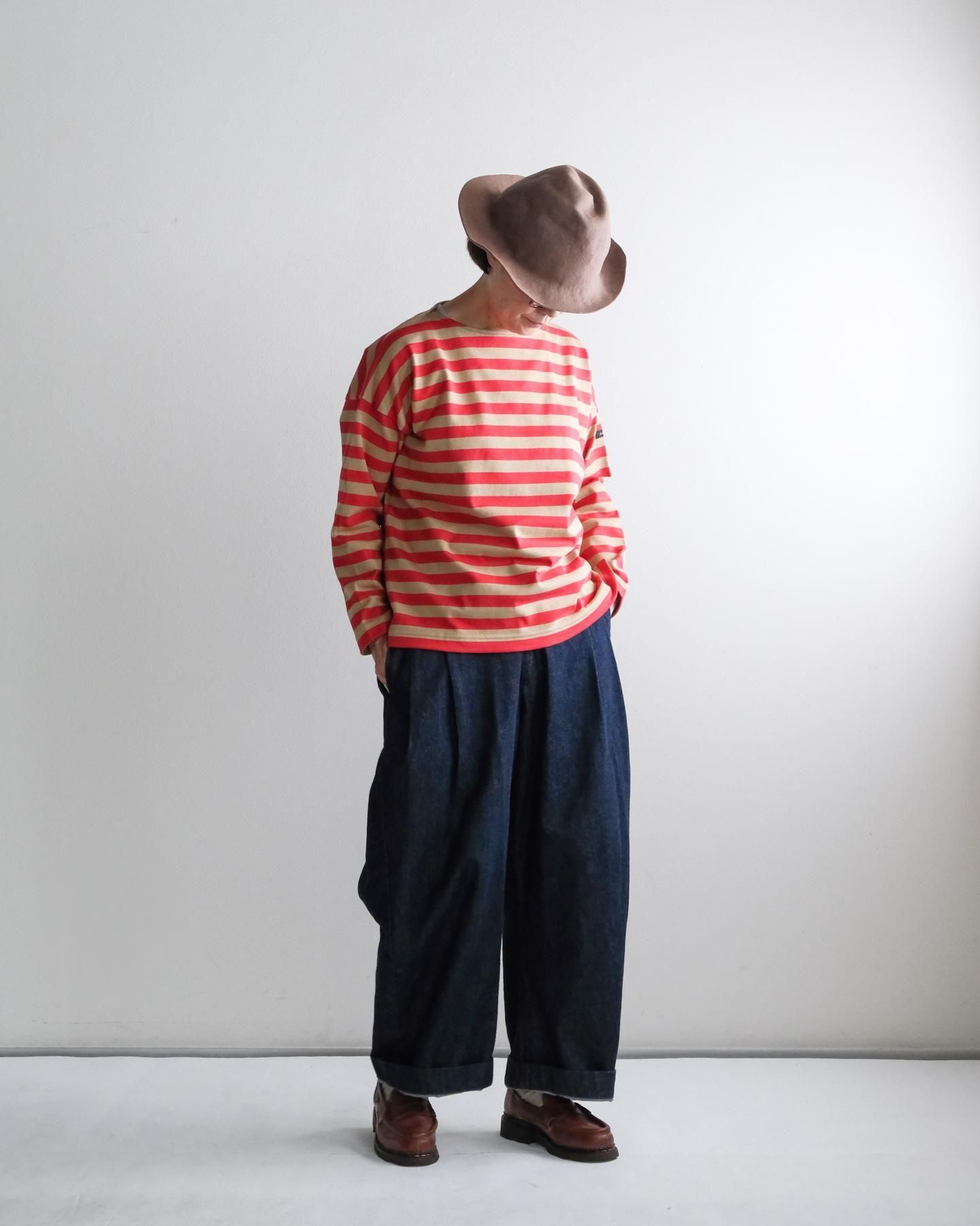 sasanqua by trees デニムバナナトラウザー カタカナ別注《再