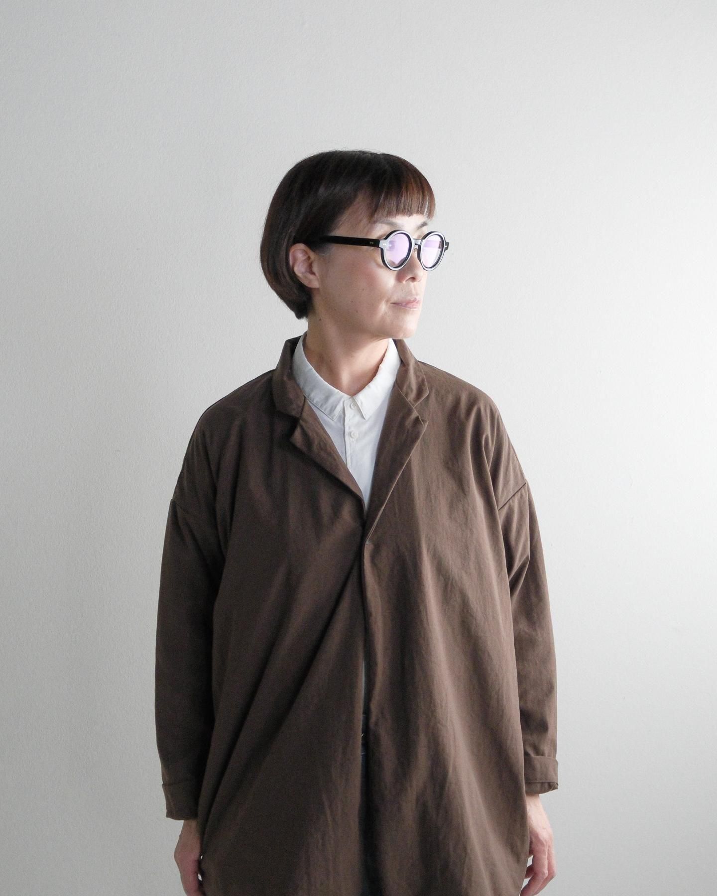 MUYA ラウンドカーディガン テーラードカラー(ナイロン)/No.2560