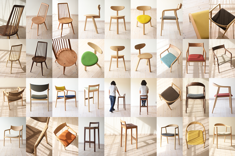 宮崎椅子製作所の椅子たち