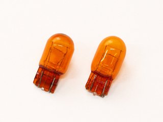 カラーバルブ アンバー オレンジ T20 12V 21/5W 2個セット オレンジバルブ