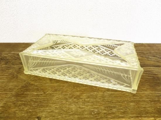 ビンテージ 50's ルーサイトティッシュケース - 大阪和泉市の