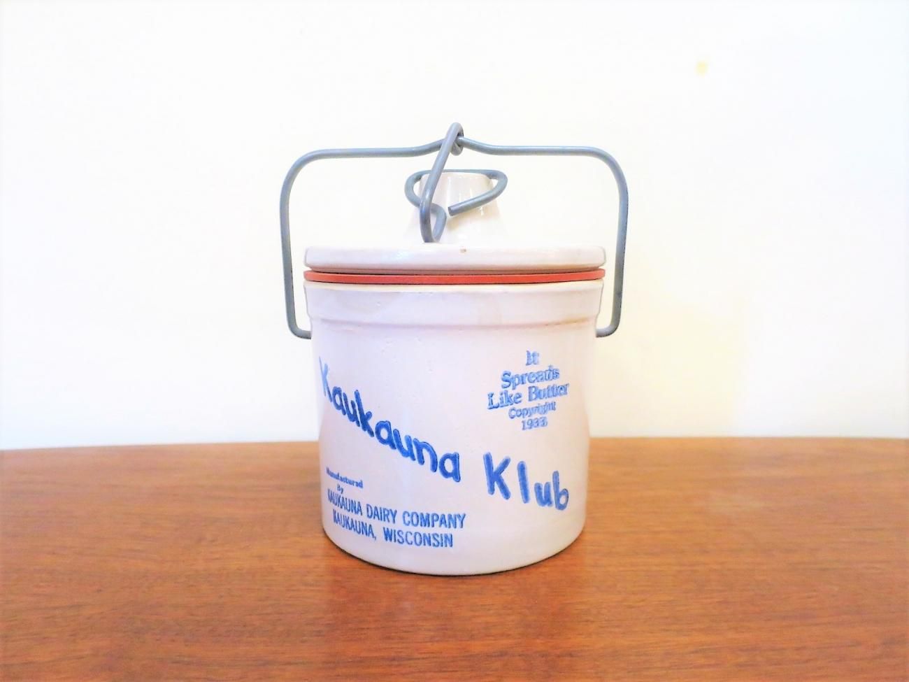 ビンテージ 陶器チーズクロック