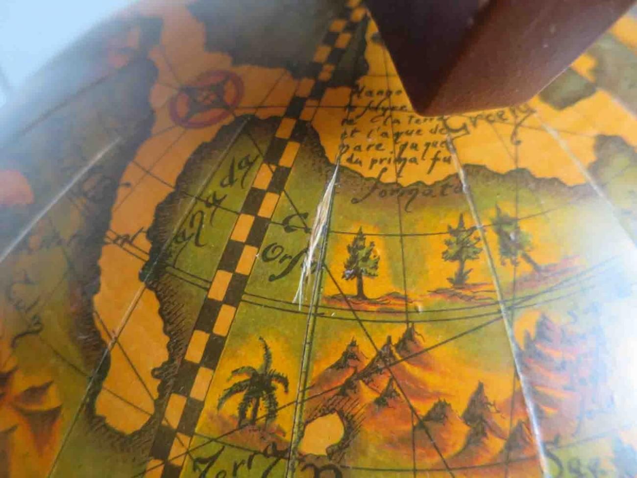 ビンテージ ITALY製 地球儀ワインキャビネット - 大阪和泉市の