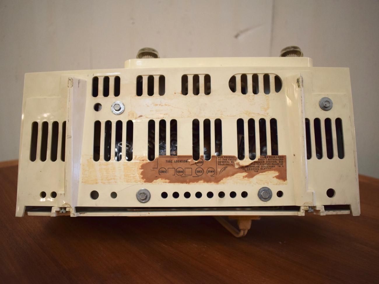 ビンテージ 50's GENERAL ELECTRIC社製 時計付きラジオ - 大阪和泉市の