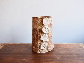 ビンテージ 陶器フラワーベース