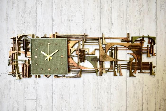 時計　アンティーク　ビンテージ　BURWOOD社製ウォールクロック BURWOOD社製 1970s ヴィンテージ ウォールクロック 壁掛け時計