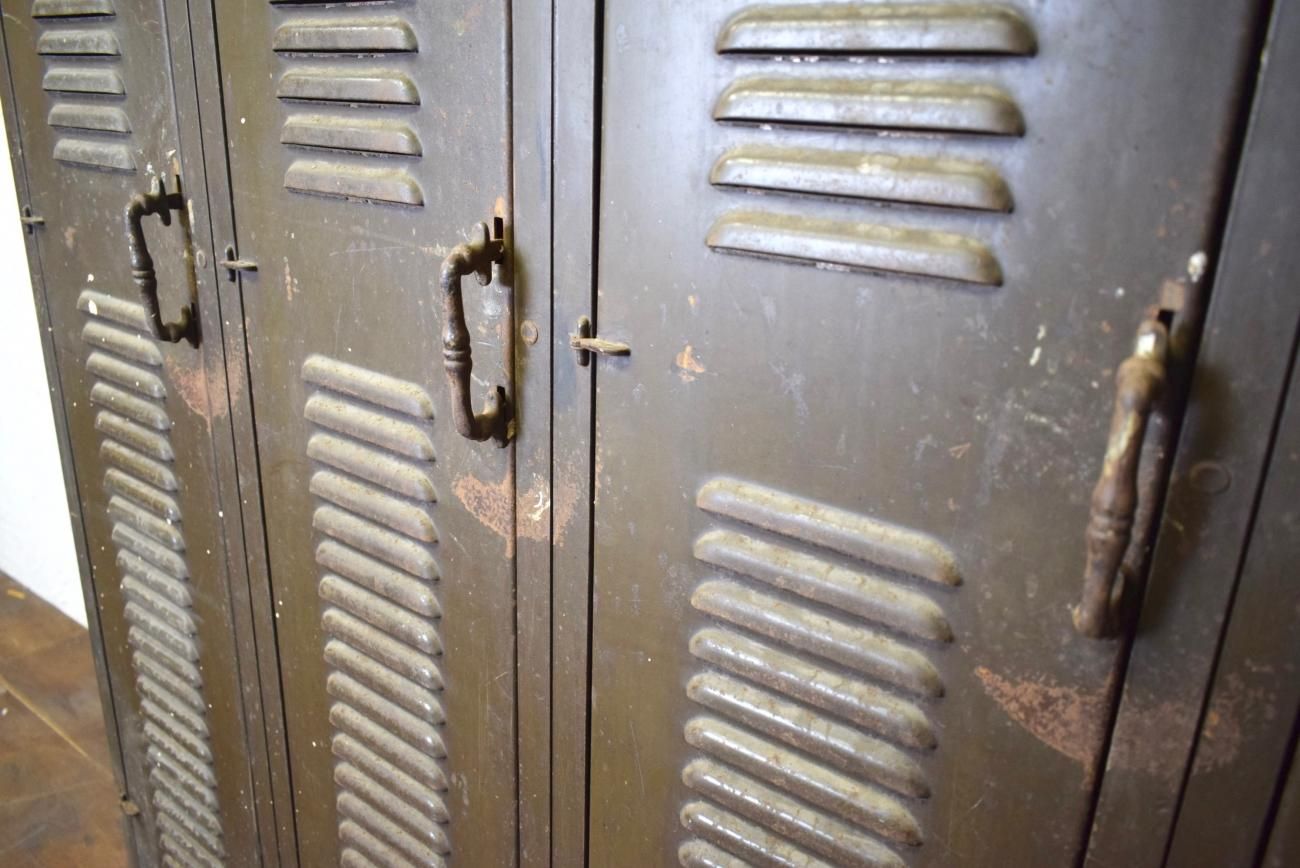 ビンテージ 20-40's DURAND STEEL LOCKER CO. 5連ロッカー