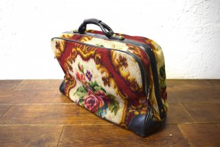 ビンテージ ITALY製 ゴブラン織りスーツケース