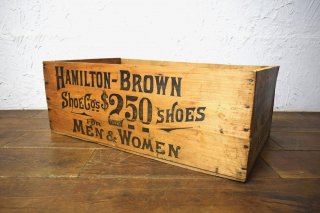 アンティーク Hamilton Brown Shoe Co. 木箱