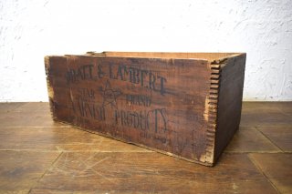 アンティーク Pratt & Lambert 木箱