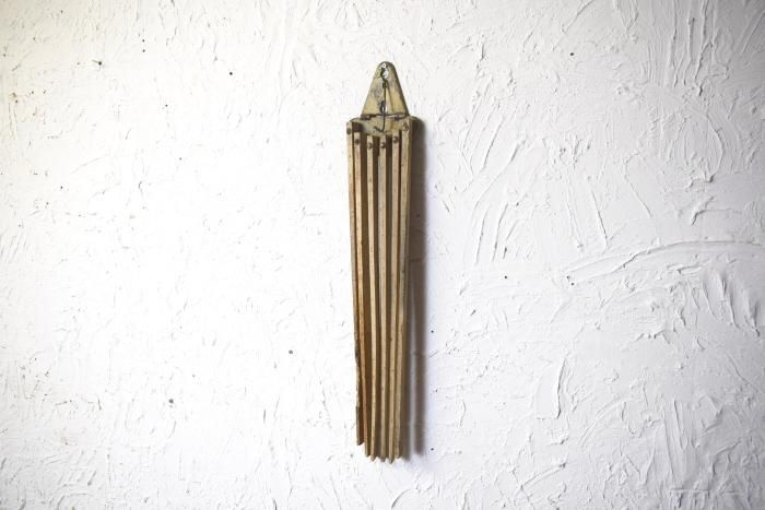 アメリカ　ビンテージ　アイアンウッド　シロナガスクジラハンドカービング ビンテージ ウッドドライングハンガー - 大阪和泉市の