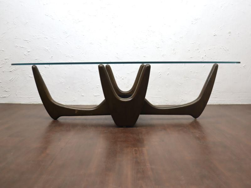 ビンテージ 60's Adrian Pearsall ガラストップテーブル - 大阪和泉市