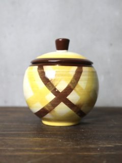 ビンテージ 50's Vernon Kilns社製 陶器シュガーポット
