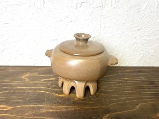 ビンテージ FRANKOMA社製 陶器 フォンデュポット 