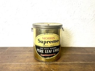ビンテージ Morris＆Company ラード缶