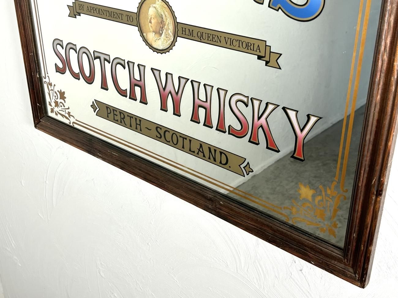 ビンテージ DEWAR'S SCOTCH WHISKY パブミラー - 大阪和泉市の ビンテージ DEWAR'S SCOTCH WHISKY パブミラー - 大阪和泉市の