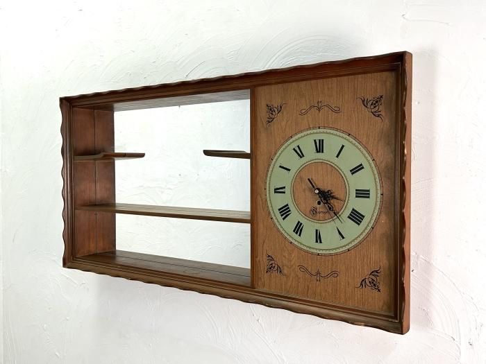 ビンテージ TURNER社製 クロック付きシャドーボックス - 大阪