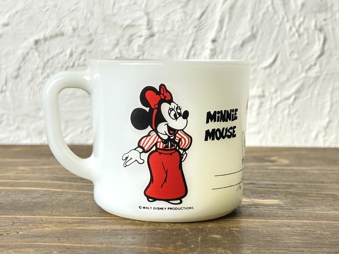 Fire King ファイヤーキング ミッキー&ミニー ディズニー FIRE KING Mickey's Tennis ファイヤーキング ミッキー＆ミニー テニス