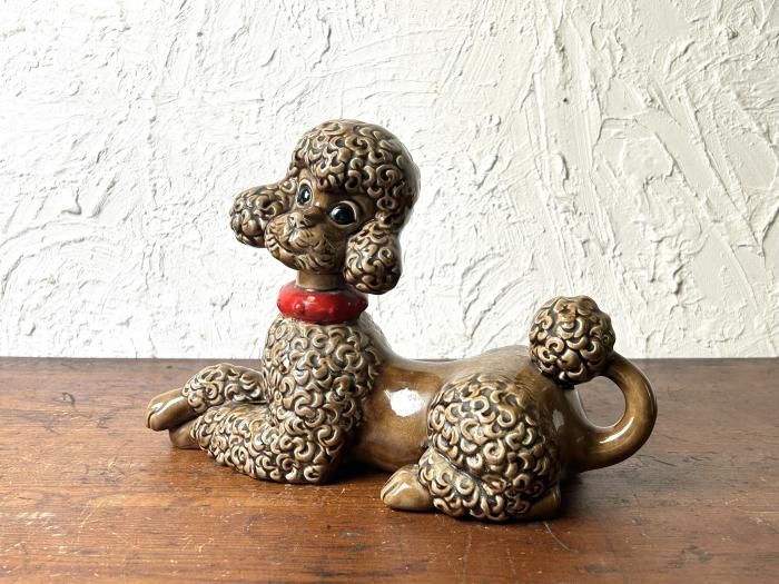 置物 プードル かわいい 大型 フィギュア ヴィンテージ 大きい アンティーク 置物 プードル かわいい 大型 フィギュア ヴィンテージ 大きい