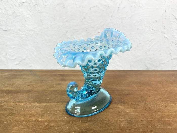 ＊美品＊フェントン　ホブネイル　フラワーベース ビンテージ FENTON ホブネイルフラワーベース