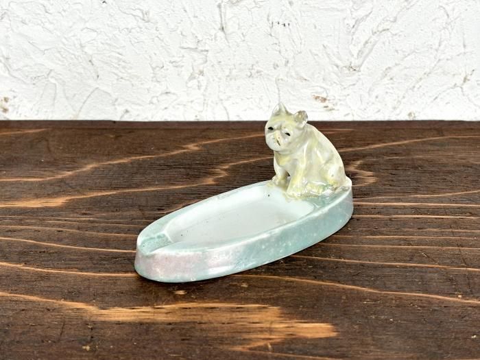 HERMES エルメス希少アッシュトレー 小物置きトレー ブルテリア犬