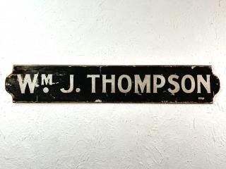 ƥ WM.J. THOMPSON  åɥ