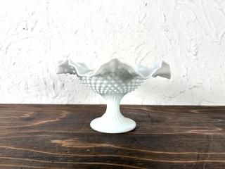 ビンテージ FENTON ガラスコンポート