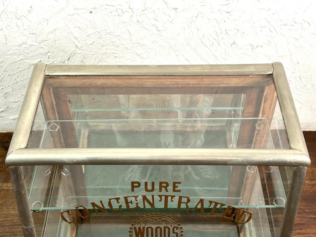 アンティーク ニッケルショーケース