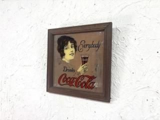 コカコーラ　ビンテージ　壁掛け　ミラー Coca Cola コカコーラ パブミラー インテリア ウォールミラー 鏡