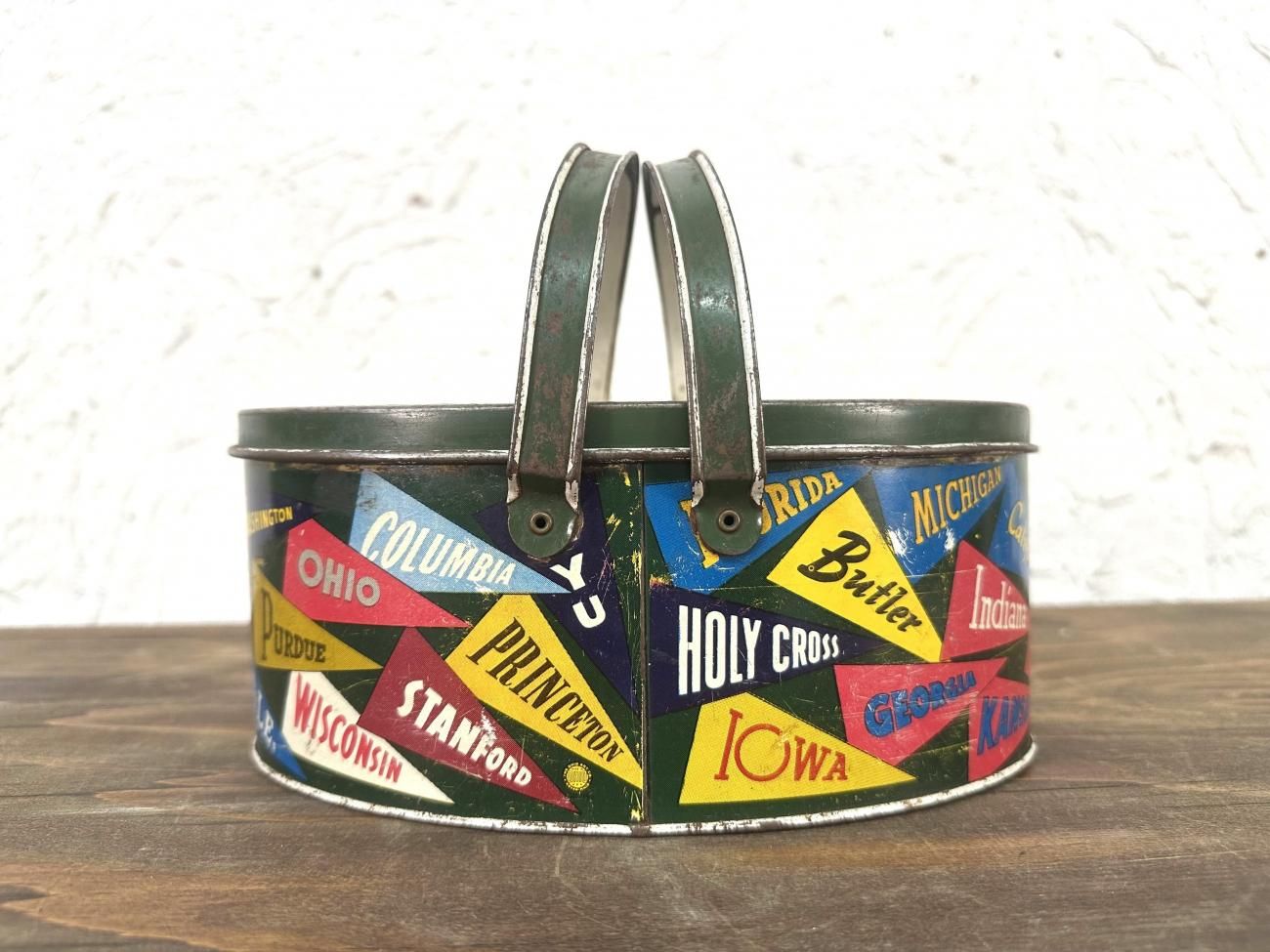 ビンテージ カレッジペナントランチボックス