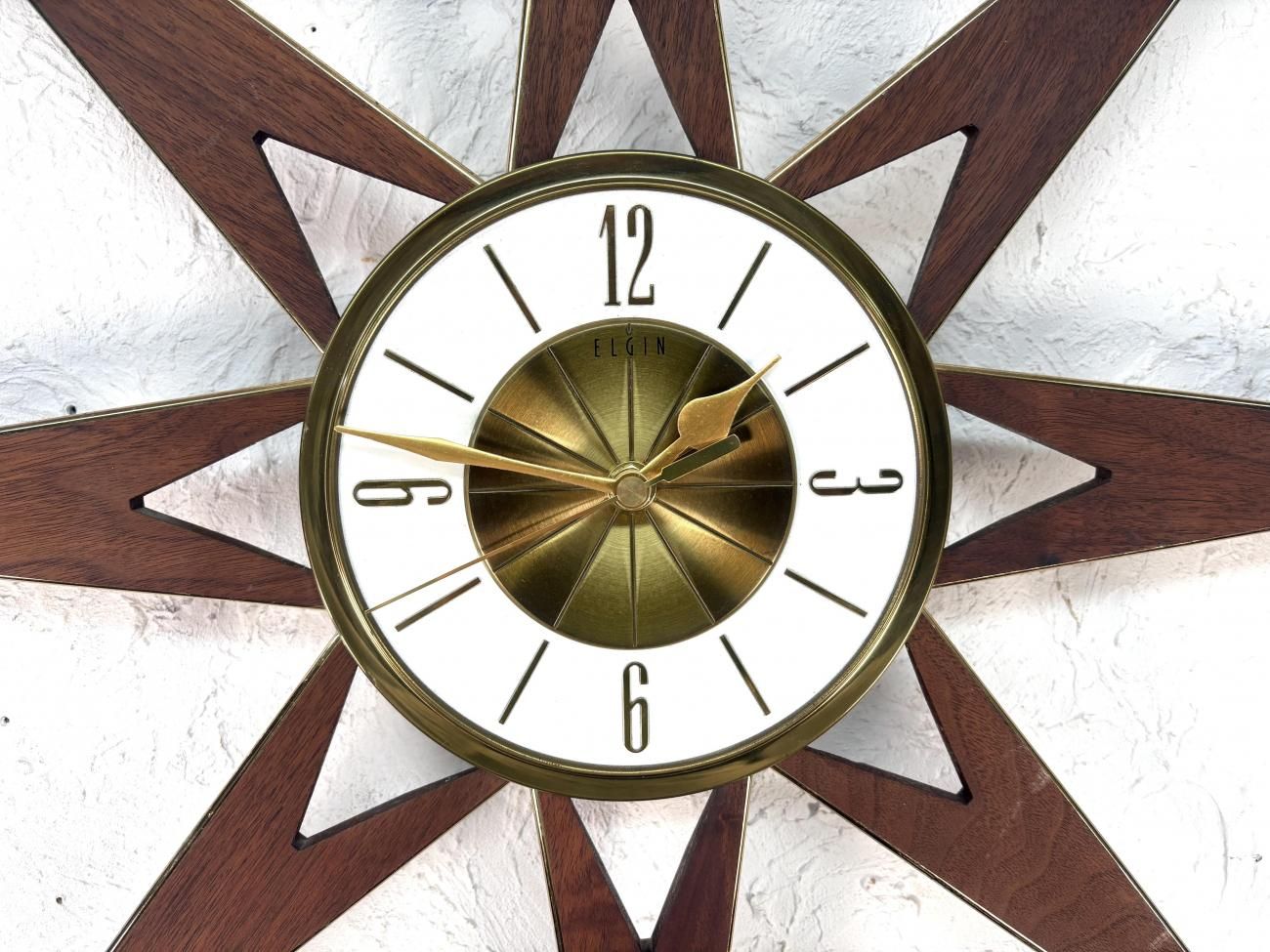 ビンテージ 50's Elgin社製 サンバーストクロック