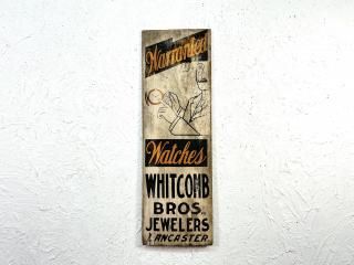 アンティーク Ithaca ウッドサイン