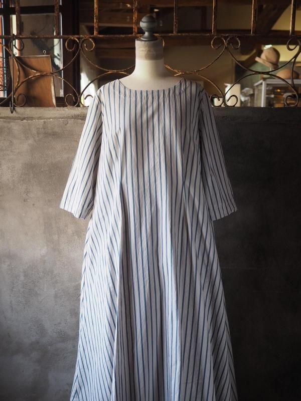 Sa-rah 1day ワンピース 七分袖 sa-rah トリプルタック前後ワンピース