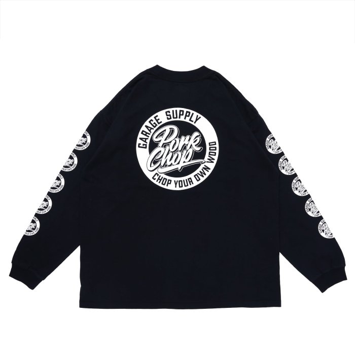 <img class='new_mark_img1' src='https://img.shop-pro.jp/img/new/icons14.gif' style='border:none;display:inline;margin:0px;padding:0px;width:auto;' />PORKCHOP GARAGE SUPPLY / CIRCLE SCRIPT L/S TEE