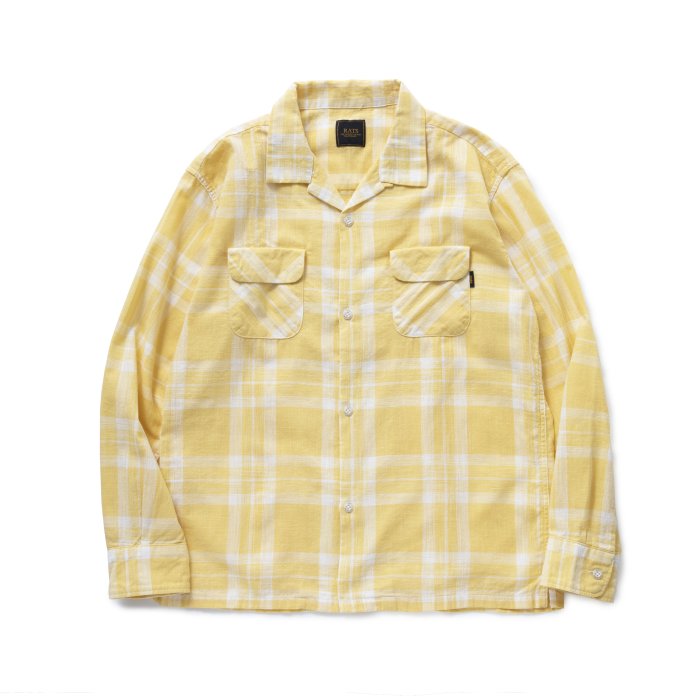 <img class='new_mark_img1' src='https://img.shop-pro.jp/img/new/icons14.gif' style='border:none;display:inline;margin:0px;padding:0px;width:auto;' />RATS / COTTON CHECK SHIRT