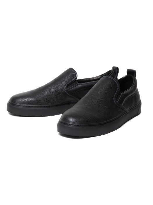 <img class='new_mark_img1' src='https://img.shop-pro.jp/img/new/icons14.gif' style='border:none;display:inline;margin:0px;padding:0px;width:auto;' />COOTIE / Leather Slipon Shoes (Shrink)
