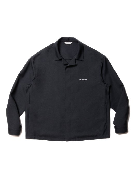 COOTIE / Polyester Twill Fly Front L/S Shirt