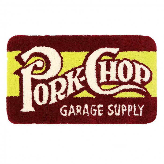 PORKCHOP GARAGE SUPPLY / SQUARE LOGO RUG MAT