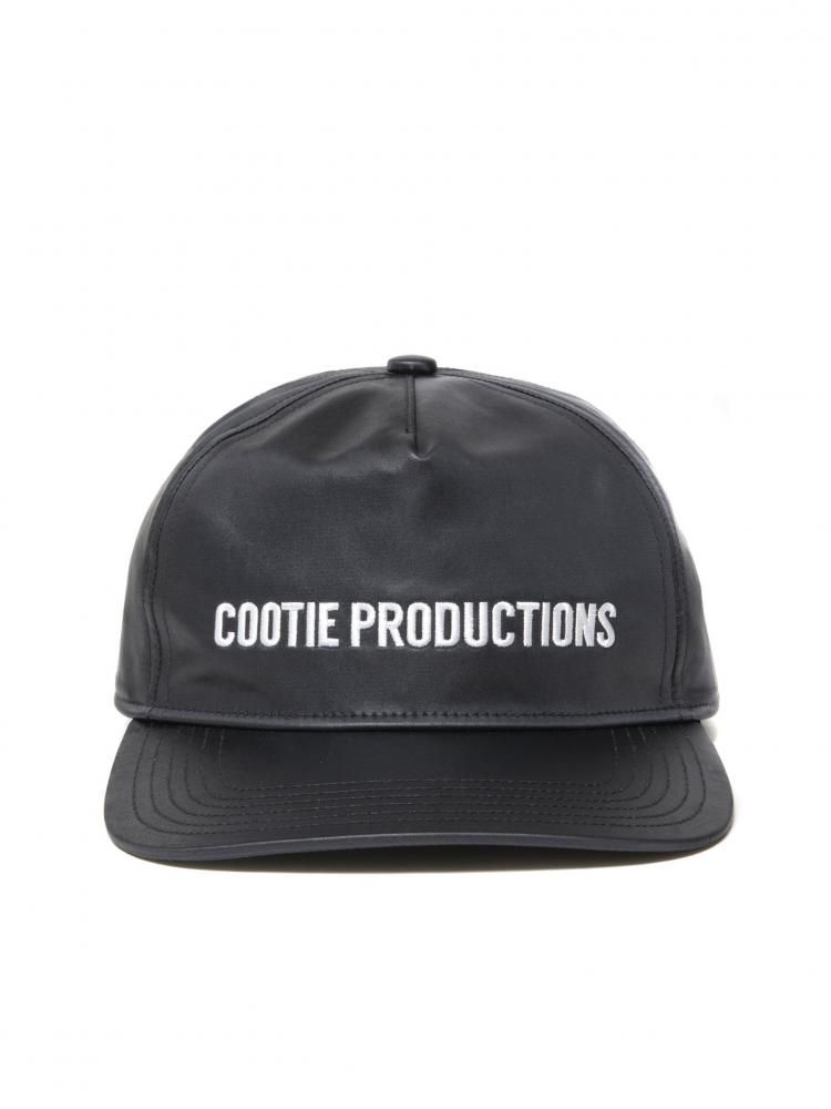 COOTIE / Damp Coated Satin 5 Panel Cap