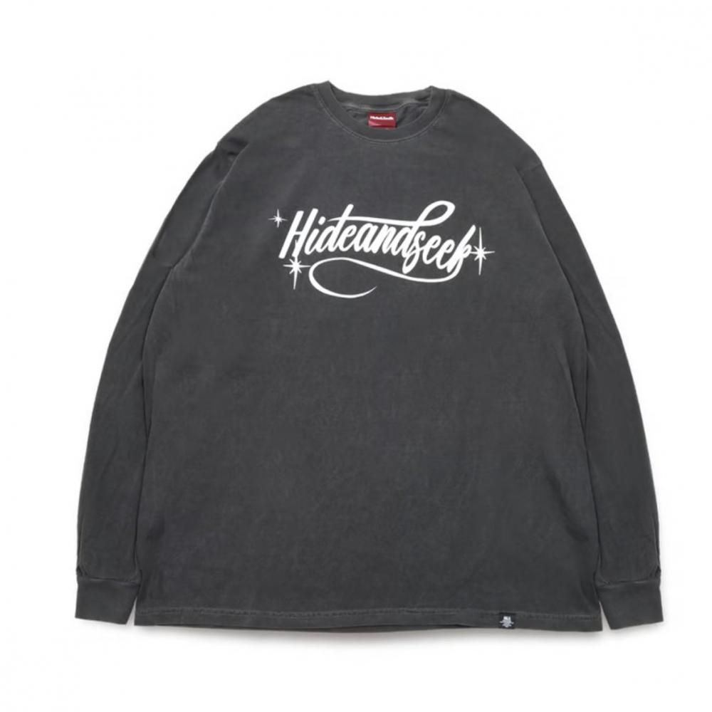 HideandSeek / Cursive Logo L/S Tee