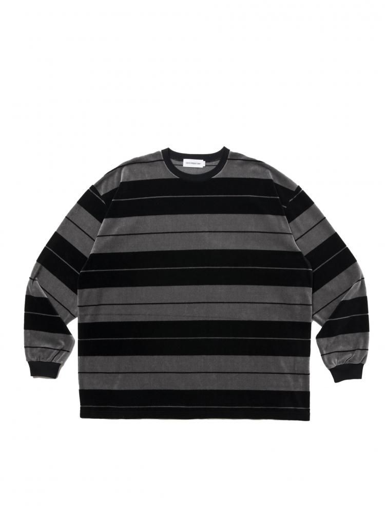 COOTIE / Velour Border L/S Tee