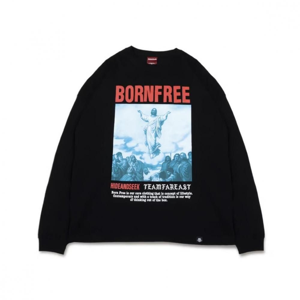 HideandSeek / Jesus L/S Tee (BigSihouette)