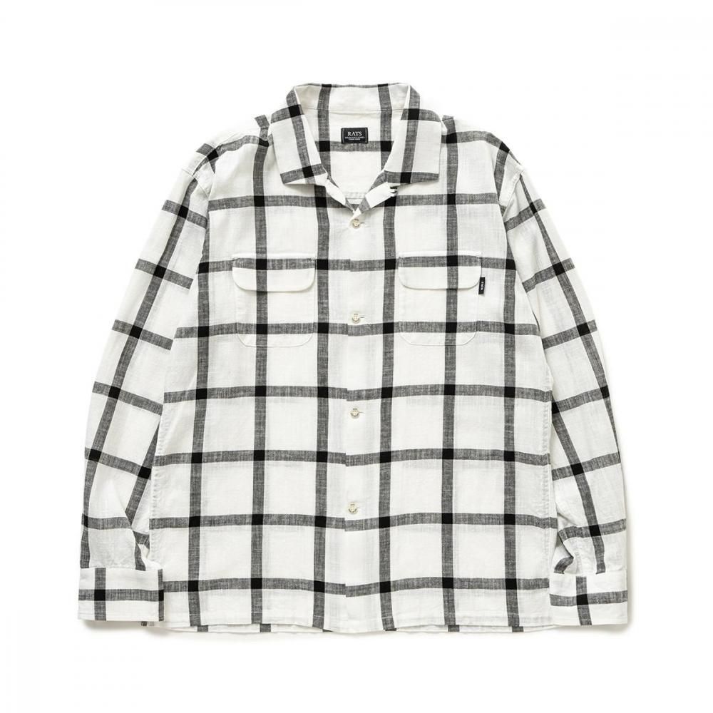 RATS / WINDOWPANE CHECK SHIRT