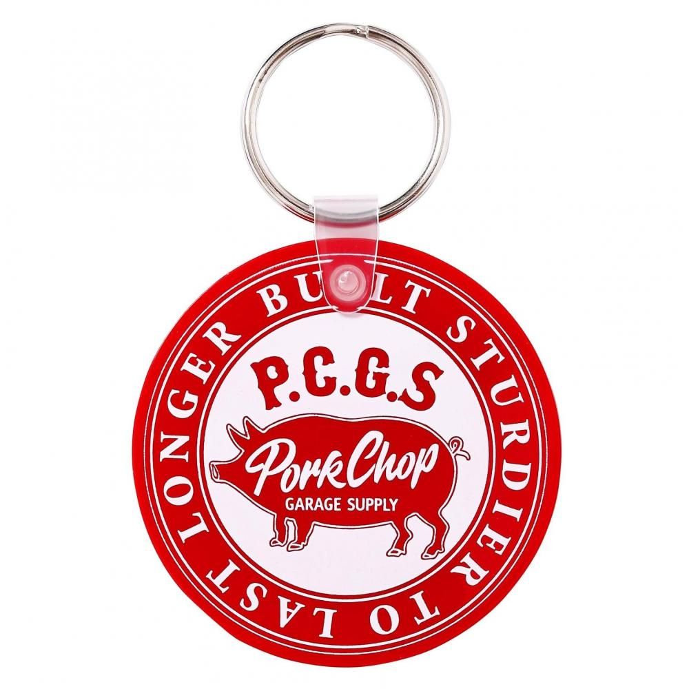 PORKCHOP GARAGE SUPPLY / KEY TAG (CIRCLE PORK)