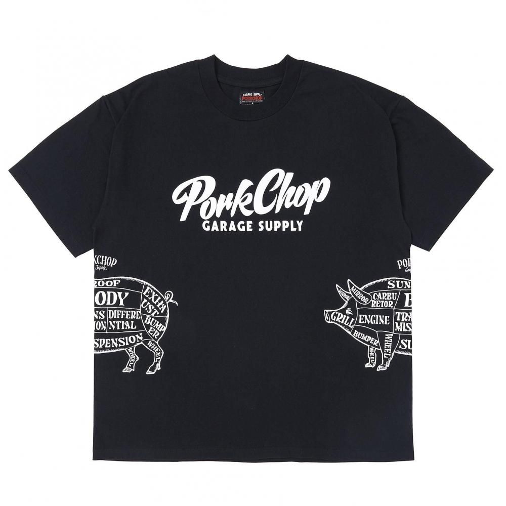PORKCHOP GARAGE SUPPLY / MULTI LOGOS TEE 2025
