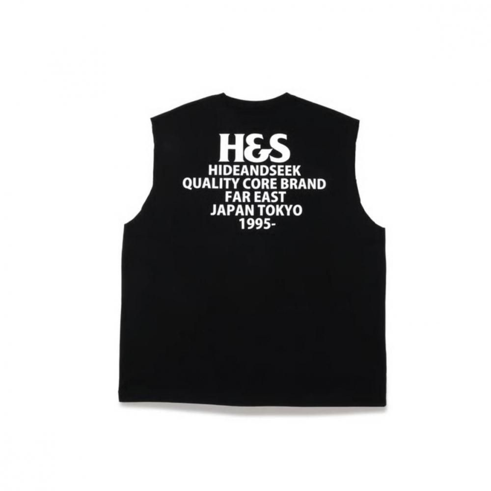 HideandSeek / H&S Logo Sleeveless Tee (Big Silhouette)
