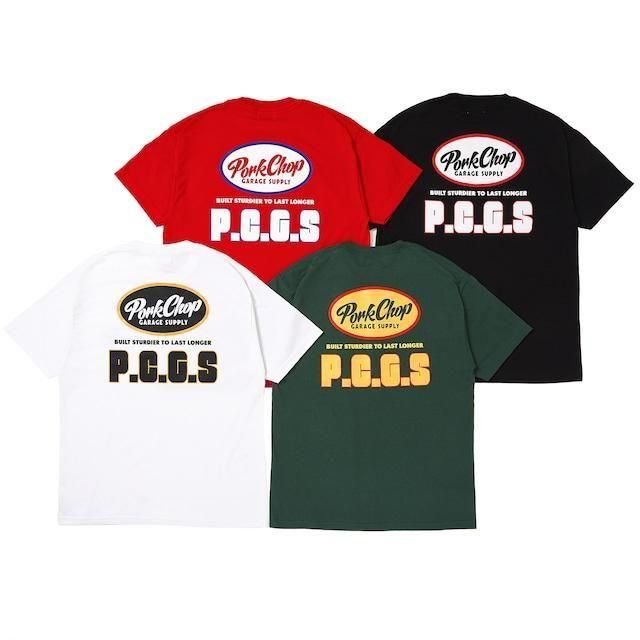 PorkChop PCGS BLOCK Tシャツ WHITE ポークチョップ M PORKCHOP GARAGE SUPPLY - PCGS BLOCK TEE | east