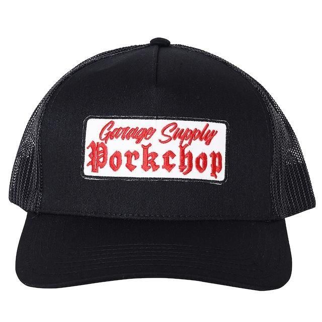 【新品】PORKCHOP GARAGE SUPPLY CAP 刺繍 8.31 (Sun) 12:00 Release】PORKCHOP | O.E. WAPPEN MESH CAP