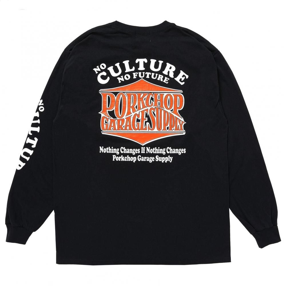 PORKCHOP GARAGE SUPPLY / WAVE LOGO L/S TEE