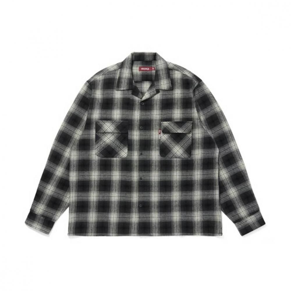 HideandSeek / Ombre Check L/S Shirt (25aw)